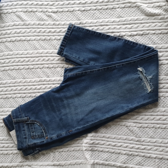 Womans Cotton:On Mid Ceopped Skinny Size 8 Light Denim Wash - Picture 6 of 6